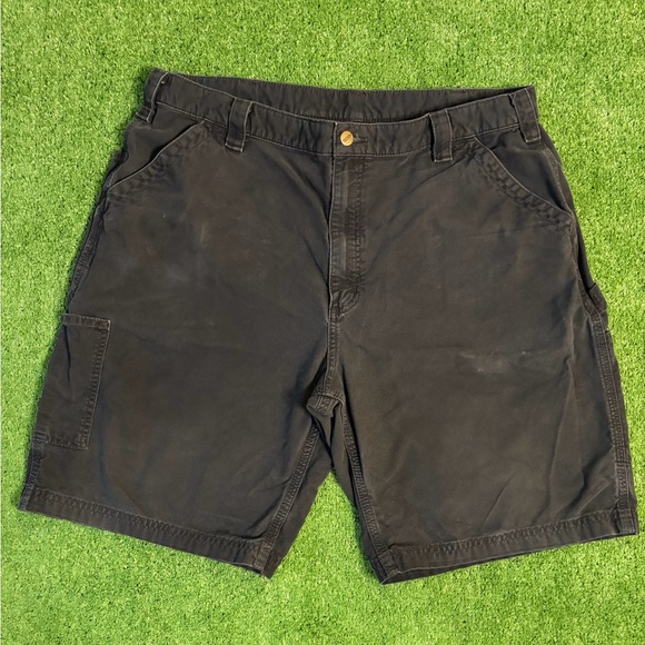 Carhartt Other - Carhartt B147 Distressed Black Canvas Shorts 40